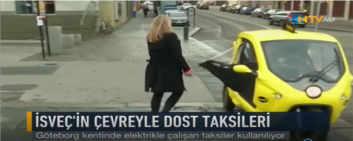 İsveç Elektrikle Çalışan Taksilere Yatırım Yapıyor